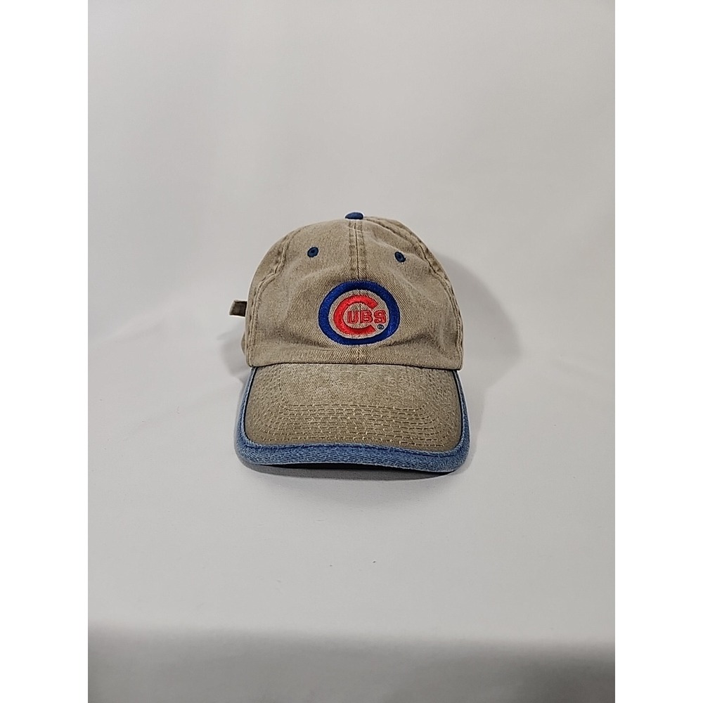 Chicago Cubs Hat Baseball Cap, Adjustable, Retro Look, 100% Cotton - Unbranded